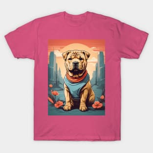 Shar Pei in the City T-Shirt